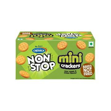 Cremica Non Stop Sour Cream & Onion Cracker Biscuit